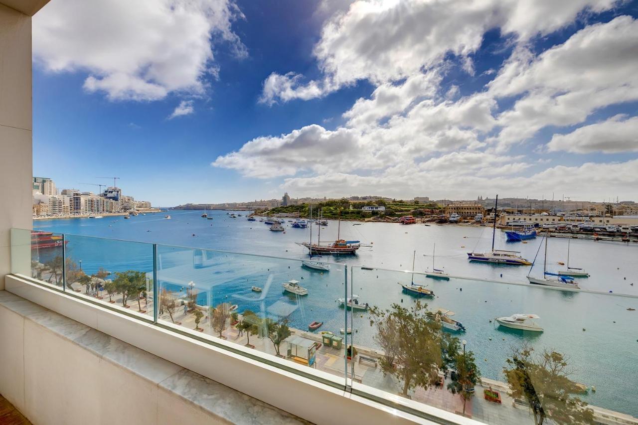 Luxe Apartment With Valletta And Harbour Views Sliema Exterior photo